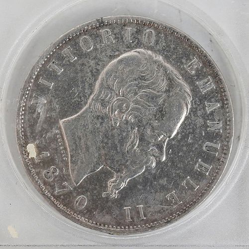 1870 ITALY 5 LIRE SILVER COINDESCRIPTION  38df20