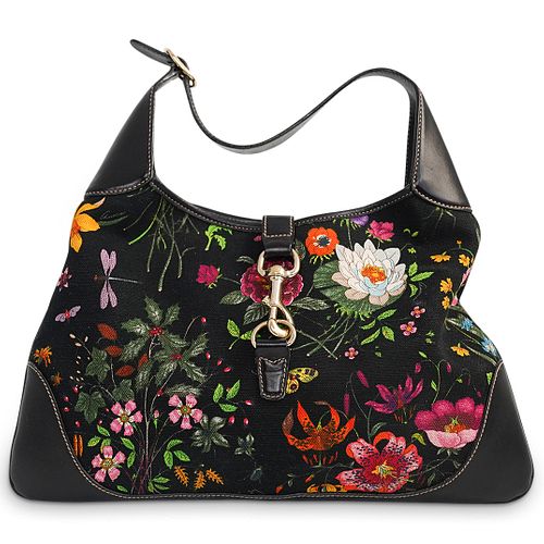 GUCCI FLORAL CANVAS BAGDESCRIPTION  38df66