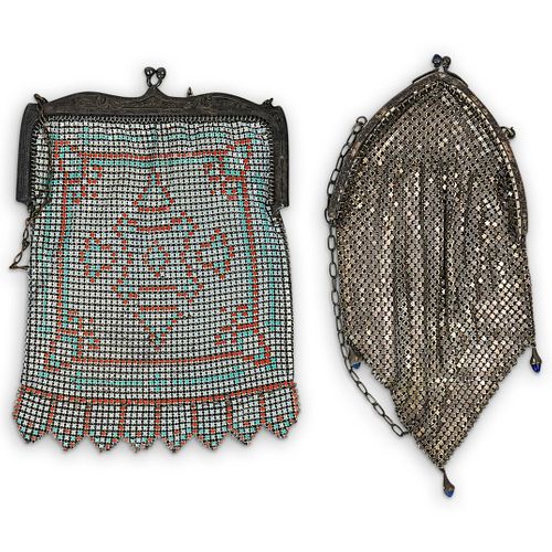  2PC ANTIQUE MESH PURSESDESCRIPTION  38df72