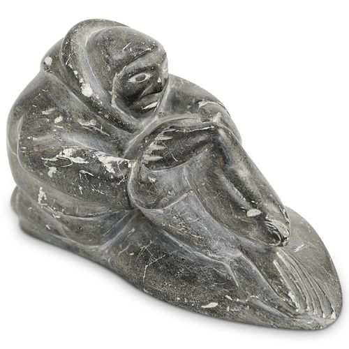 INUIT CARVED STONE SCULPTUREDESCRIPTION  38df91