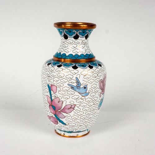 CHINESE CLOISONNE COPPER FLORAL 38e02c