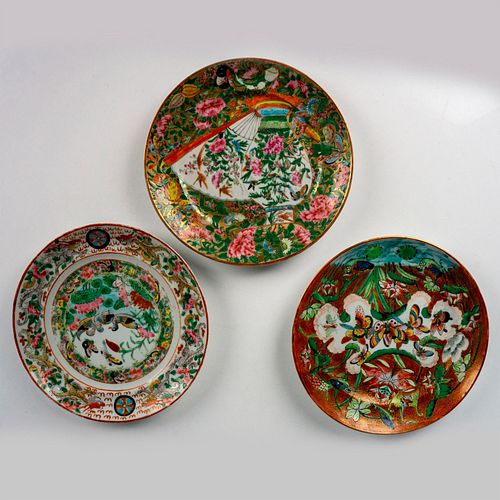 3PC VINTAGE CHINESE PORCELAIN GILDED 38e03e