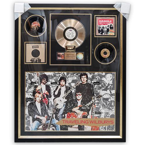 TRAVELING WILBURYS RIAA GOLD RECORD 38e072