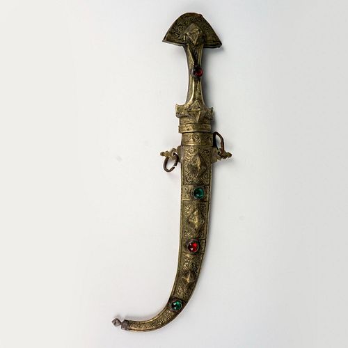 MOROCCAN KOUMMYA DAGGER WITH SHEATHAn 38e080