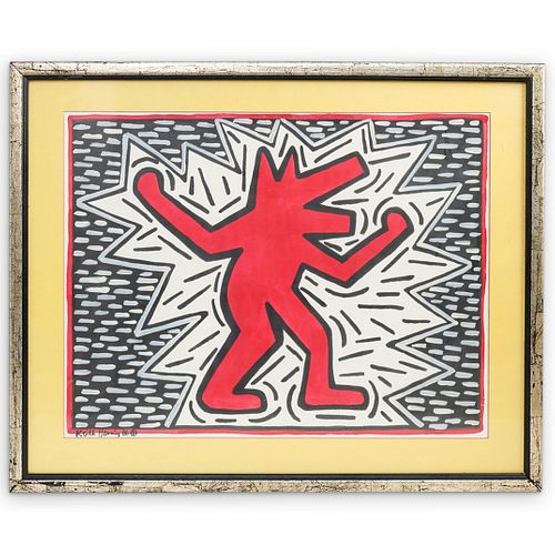 AFTER KEITH HARING DANCING DOG  38e09d