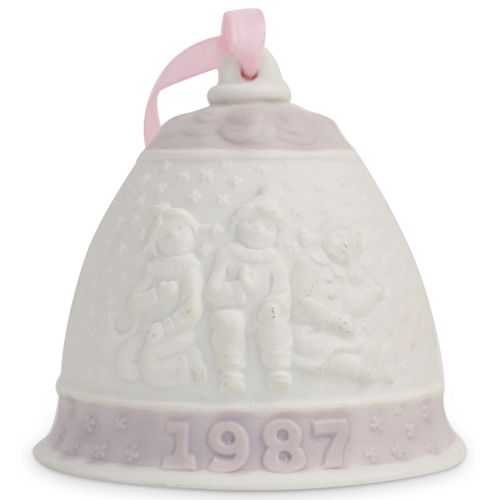 LLADRO BISCUIT PORCELAIN BELL ORNAMENTSDESCRIPTION: