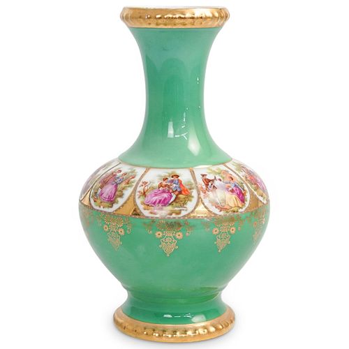 BAREUTHER WALDSASSEN BAVARIA GREEN PORCELAIN