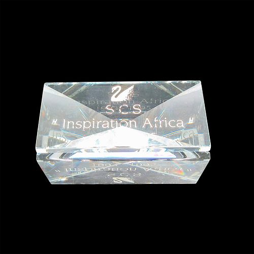 SWAROVSKI SILVER CRYSTAL PLAQUE,