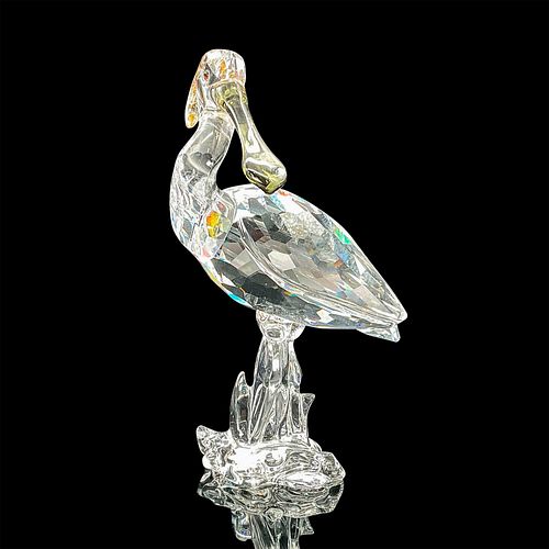 SWAROVSKI CRYSTAL FIGURINE SPOONBILLFeathered