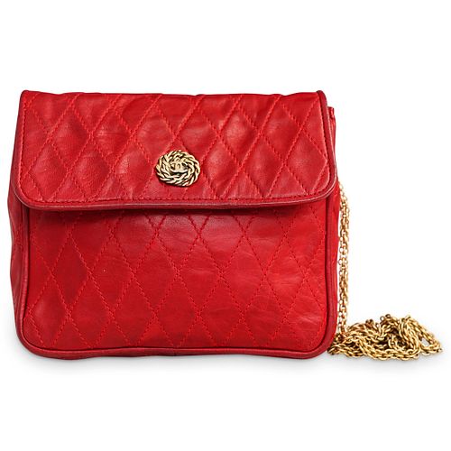 CHANEL RED QUILTED LEATHER PURSEDESCRIPTION  38e2b5