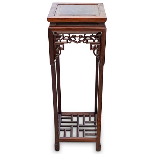 PAIR OF CHINESE WOODEN PEDESTAL 38e2f7