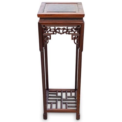 PAIR OF CHINESE WOODEN PEDESTAL