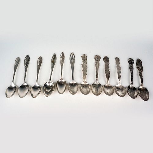 12PC STERLING SILVER SILHOUETTE