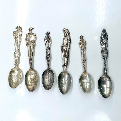 6PC STERLING SILVER COLLECTOR S 38e3ff