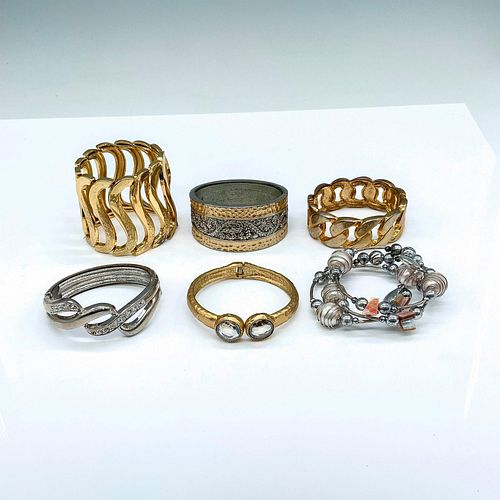 6PC BEAUTIFUL GOLD AND SILVER METAL