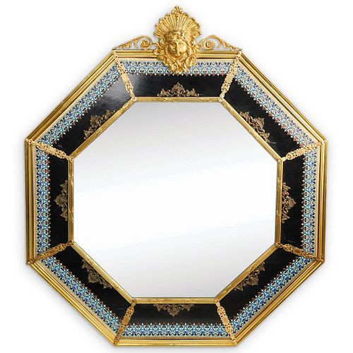 FRENCH CHAMPLEVE ENAMEL AND BRONZE 38e4db