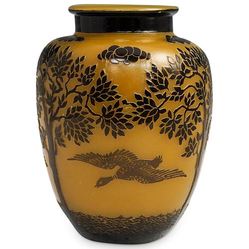 STEUBEN YELLOW JADE VASEDESCRIPTION  38e566