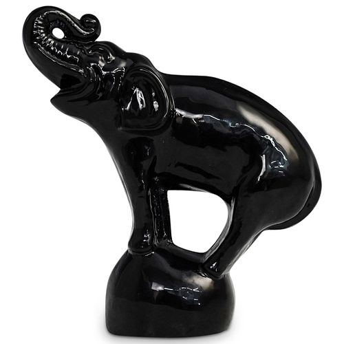 STEUBEN MIRROR BLACK ELEPHANTDESCRIPTION  38e589