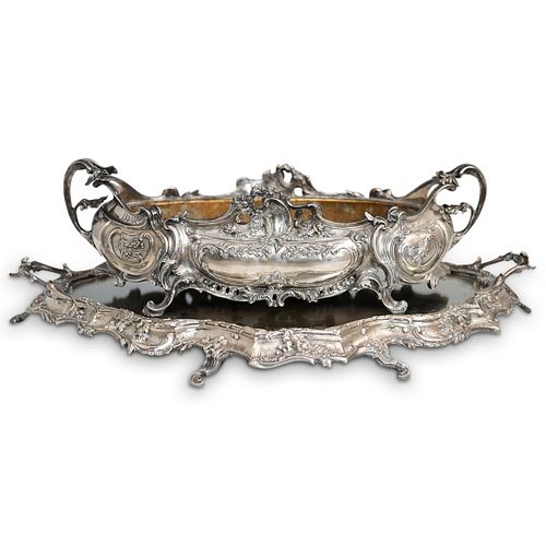 SILVER PLATED CENTERPIECE BOWL 38e5b5