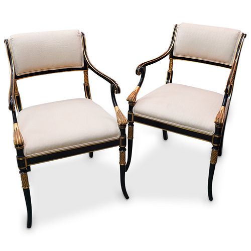 PAIR OF KARGES WOODEN CHAIRSDESCRIPTION: