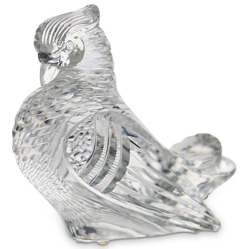 STEUBEN CRYSTAL CUT BIRDDESCRIPTION  38e6a3