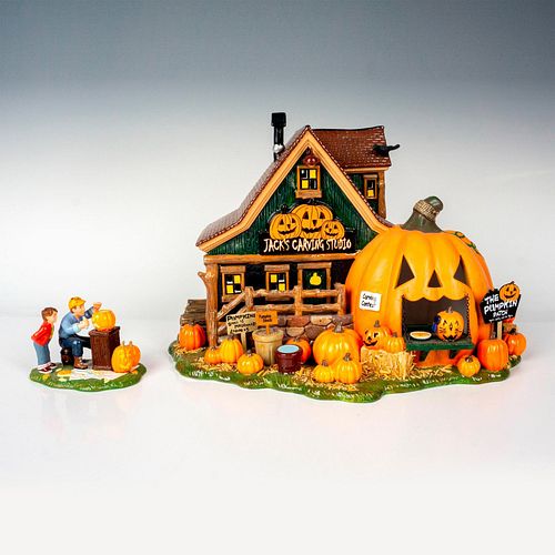 DEPARTMENT 56 SCULPTURE, JACKS PUMPKIN