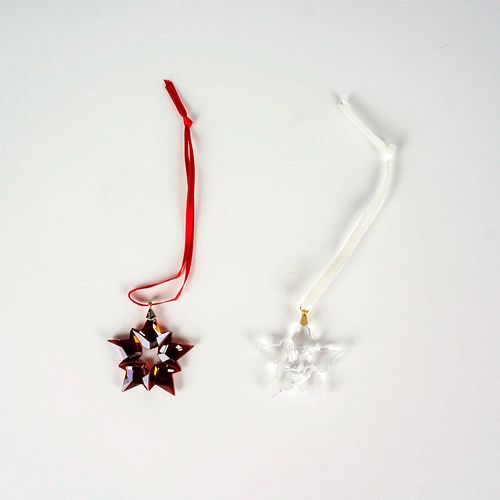 2PC SWAROVSKI CRYSTAL HOLIDAY ORNAMENTSLead 38e818