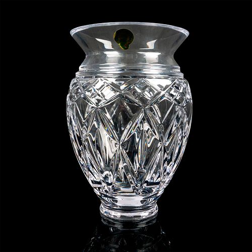 WATERFORD CRYSTAL VASE, WELCOMEClear