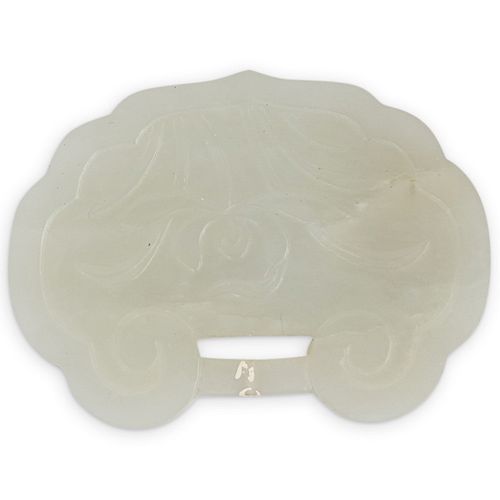 CHINESE QIANLONG WHITE JADE LOCK 38e88b