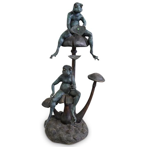  G MANCINI METAL FROG GARDEN 38e967