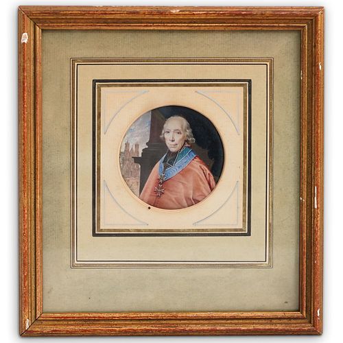 18TH CENT. FRENCH MINIATURE PORTRAIT