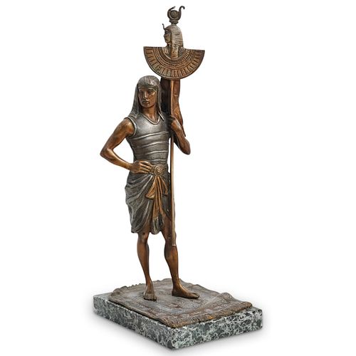 BRONZE ORIENTALIST EGYPTIAN SOLDIERDESCRIPTION: