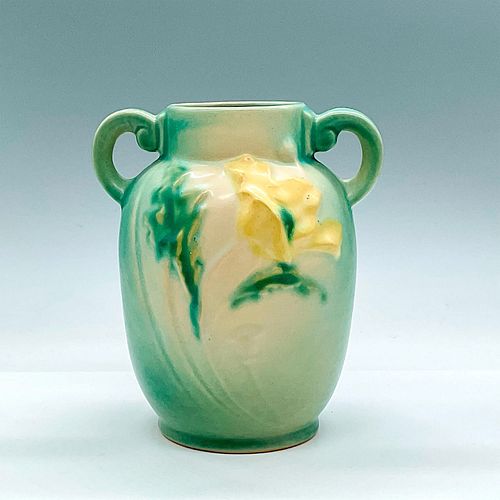 ROSEVILLE POTTERY VASE POPPY GREENFeaturing 38ea08