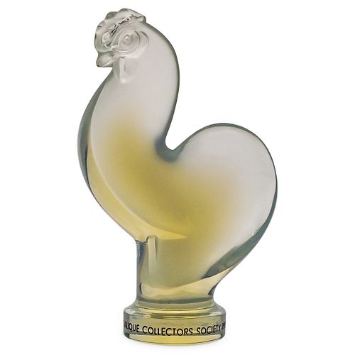 LALIQUE ROOSTER PAPERWEIGHTDESCRIPTION:
