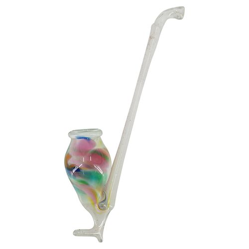 STEUBEN GLASS WHIMSY PIPEDESCRIPTION: