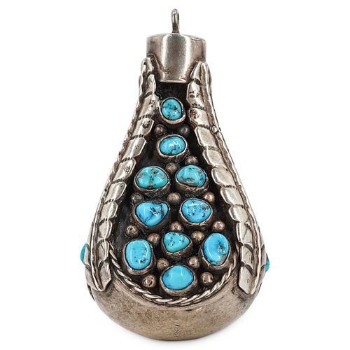 NAVAJO STYLE TURQUOISE AND STERLING 38c43c