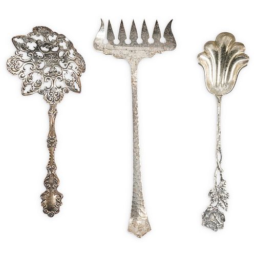 (3 PC) STERLING SILVER UTENSILSDESCRIPTION: