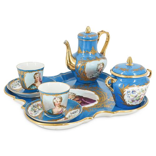 19TH CENT. SEVRES PORCELAIN TEA