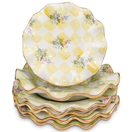 ( 6 PCS) MACKENZIE-CHILDS CERAMIC SWEET