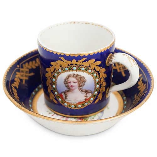 SEVRES LOUIS XIV PORCELAIN TEACUP 38c659