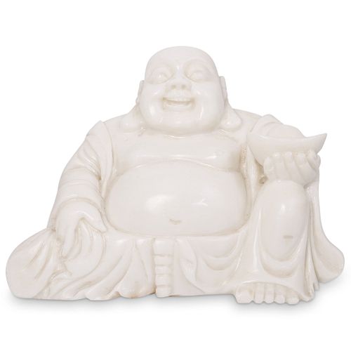 CHINESE CARVED LAUGHING BUDDHA