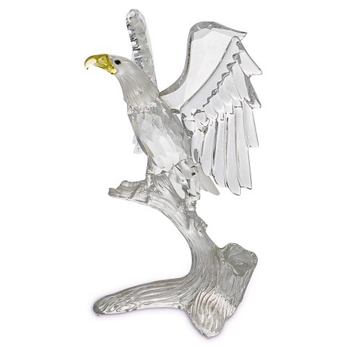 SWAROVSKI CRYSTAL EAGLE BIRD FIGURINEDESCRIPTION: