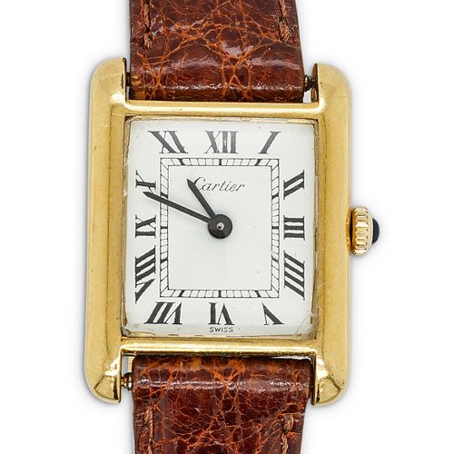 CARTIER TANK 18K GOLD PLATED LADIES 38c75b