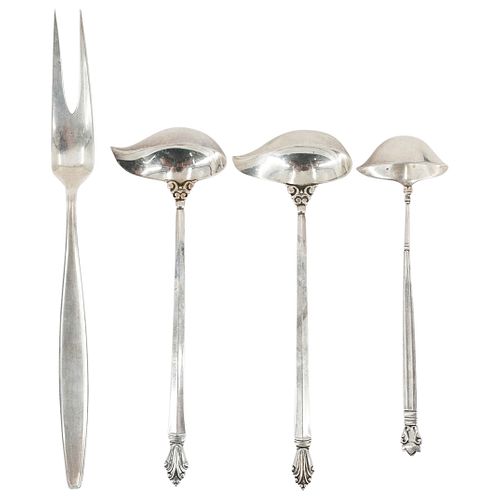  4PC GEORG JENSEN STERLING SILVER 38c78b