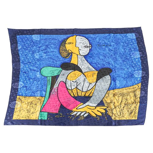 AFTER PICASSO SILK SCARFDESCRIPTION  38c876