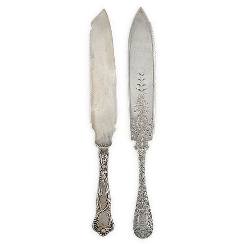  2 PC STERLING FISH KNIFE LOTDESCRIPTION  38c8f3