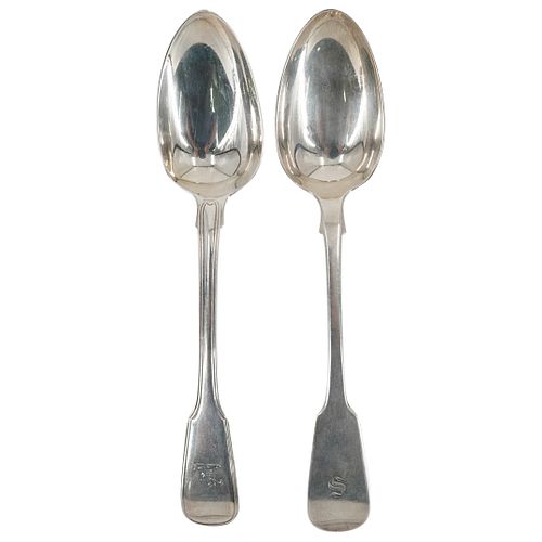  2 PC STERLING SERVING SPOONSDESCRIPTION  38c90a