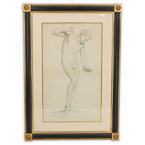 BORGHESE GLADIATOR SIGNED ILLUSTRATIONDESCRIPTION: