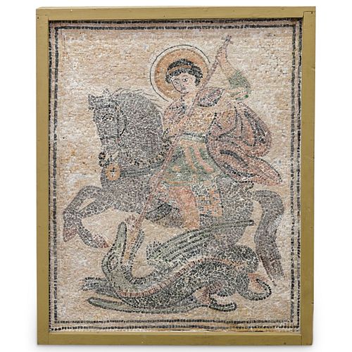ST GEORGE AND THE DRAGON MOSAICDESCRIPTION  38c965