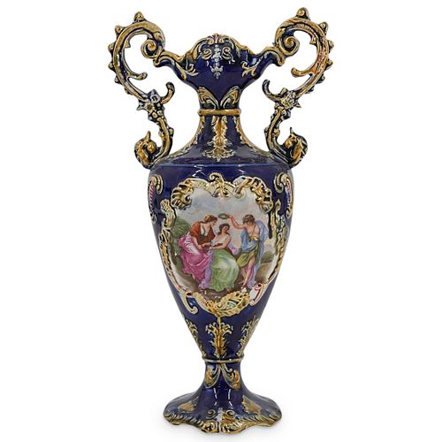 ROYAL VIENNA STYLE PORCELAIN VASEDESCRIPTION  38c9b5